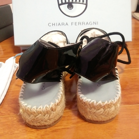 *HOST PICK* BNIB Chiara Ferragni Black Espadrilles - Picture 5 of 7